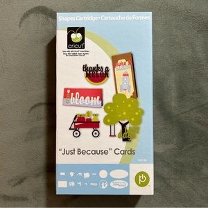 Cricut JUST BECAUSE Cardmaking shape